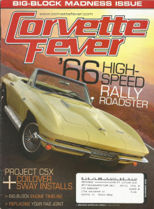 CORVETTE FEVER 2008 NOV - RAT POWER, RAG TOP REPLACED, KILLER 66